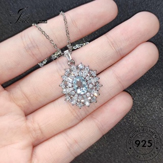 Jewelrypalace สร้อยคอเงิน 925 ประดับเพชรโมอิส หรูหรา สําหรับผู้หญิง N1255