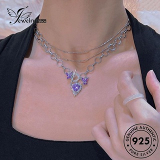 Jewelrypalace สร้อยคอเงิน 925 จี้อเมทิสต์ หัวใจน่ารัก ของแท้ สําหรับผู้หญิง N1347