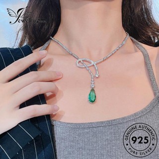 Jewelrypalace สร้อยคอเงิน 925 จี้มรกต แฟชั่น สําหรับผู้หญิง N1334