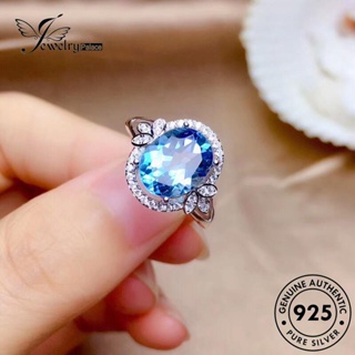 Jewelrypalace แหวนเงิน 925 R316 ทรงวงรี เครื่องประดับ สําหรับผู้หญิง