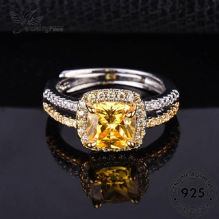 Jewelrypalace แหวนเงินแท้ 925 ทรงสี่เหลี่ยม สําหรับผู้หญิง R787