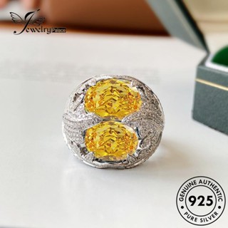 Jewelrypalace แหวนเงินแท้ 925 ทรงกลม ลายอะความารีน สําหรับผู้หญิง R2387