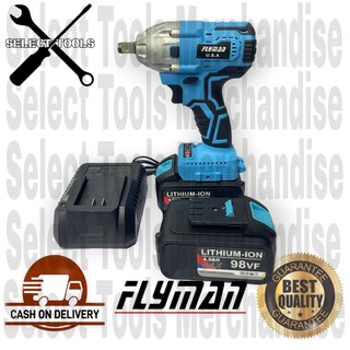 FLYMAN USA Cordless Impact Wrench 1/2 Drive 98Volts