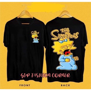 The Simpsons Front and Back T-shirt good quality 100% cotton active life brand shirt for men_02