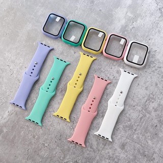 เคสนาฬิกาข้อมือ พร้อมสายคล้องข้อมือ สําหรับ Smart Watch Series 8 7 6 SE 5 4 3 2 1 41 มม. 45 มม. 44 มม. 40 มม. 42 มม. 38 มม.