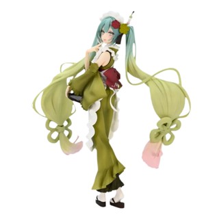 Furyu VOCALOID โมเดลฟิกเกอร์ อนิเมะ Hatsune Miku Matcha Ice Cream ขนาด 20 ซม. ของเล่น สําหรับเก็บสะสม