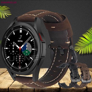 สายนาฬิกาข้อมือหนัง 20 มม. สําหรับ Galaxy Watch 4 44 มม. 40 มม. Classic 46 มม. 42 มม. 0506