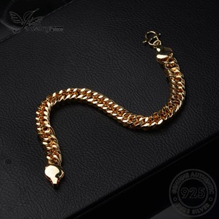 Jewelrypalace สร้อยข้อมือเงิน 925 สําหรับผู้ชาย B401