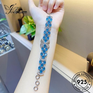 Jewelrypalace สร้อยข้อมือเงิน 925 ทรงสี่เหลี่ยม สําหรับผู้หญิง B530