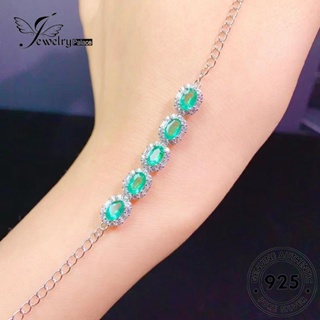 Jewelrypalace สร้อยข้อมือเงิน 925 ทรงวงรี สําหรับผู้หญิง B540