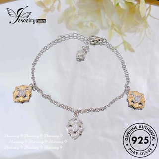 Jewelrypalace สร้อยข้อมือเงิน 925 ประดับเพชร เพชรโมอิส สําหรับผู้หญิง B314