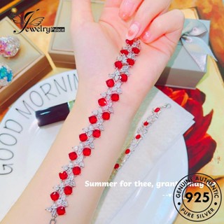 Jewelrypalace ของแท้ สร้อยข้อมือเงิน 925 จี้ไพลิน กาแล็กซี่ แฟชั่น สําหรับผู้หญิง B576