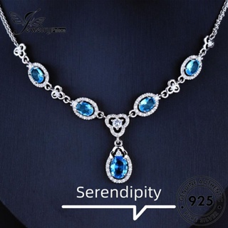 Jewelrypalace แท้ สร้อยคอเงิน 925 ทรงกลม หรูหรา สําหรับผู้หญิง N1351