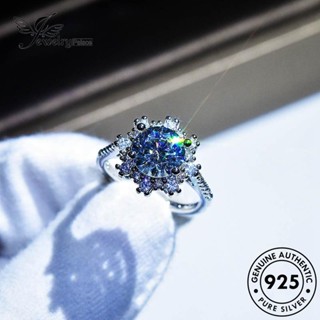 Jewelrypalace แหวนเงิน 925 รูปเกล็ดหิมะ ประดับเพชร สําหรับผู้หญิง R395