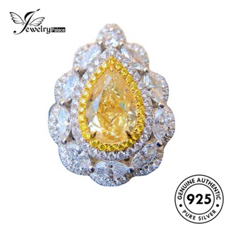 Jewelrypalace แหวนเงิน 925 รูปหยดน้ํา เครื่องประดับสตรี R1939