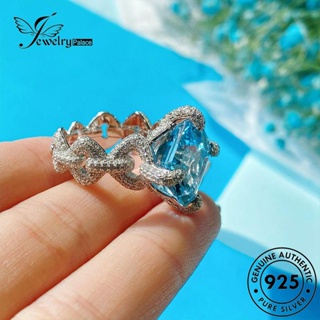 Jewelrypalace แหวนเงิน 925 ทรงสี่เหลี่ยม หรูหรา สําหรับผู้หญิง R2301