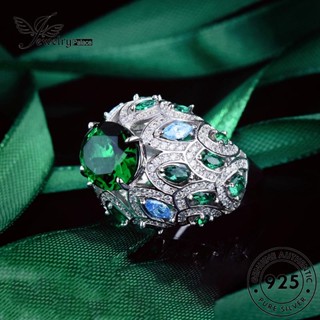 Jewelrypalace แหวนเงิน 925 ทรงวงรี หรูหรา สําหรับผู้หญิง R2402