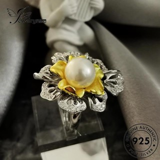 Jewelrypalace ชุดสร้อยคอ เงิน 925 จี้ไข่มุก ดอกไม้ สร้างสรรค์ สําหรับผู้หญิง S128