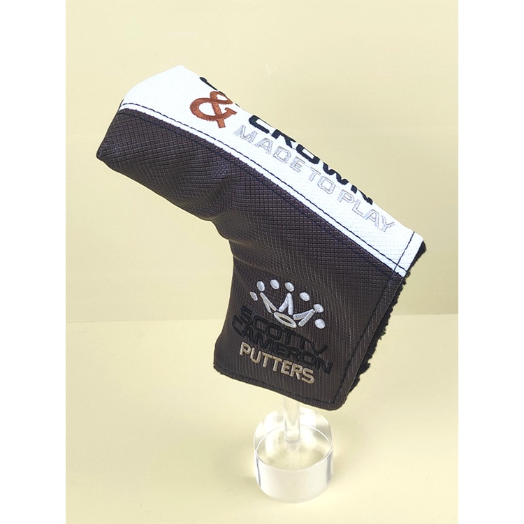 [Titleist ] Golf Club Cover Flat Putter Cover Cap Cover Straight Bar Cover GT025
