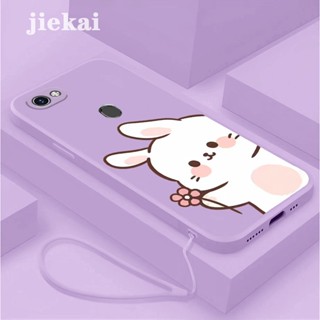 เคสโทรศัพท์ซิลิโคน กันกระแทก ลายการ์ตูนกระต่าย ดอกคําฝอยน่ารัก สําหรับ OPPO F5 F7 A3 A73 A79