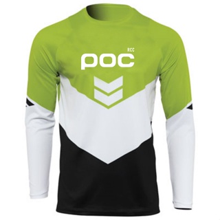 Rcc POC เสื้อกีฬาผู้ชาย, เสื้อดาวน์ฮิลล์และจักรยานเสือภูเขา, Mtb, Offroad, Motorcycle, Motocross, Sportswear