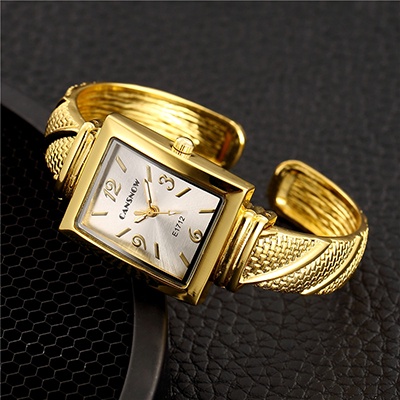 Relogio Feminino สุภาพสตรี หรูหรา ลําลอง นาฬิกาทอง ผู้หญิง แฟชั่น กําไลข้อมือ นาฬิกา สเตนเลส สร้อยข้อมือ นาฬิกาข้อมือผู้หญิง นาฬิกา