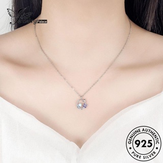 Jewelrypalace สร้อยคอเงิน 925 S18 จี้รูปดอกซากุระ ประดับเพชร สีทอง แฟชั่น สําหรับผู้หญิง