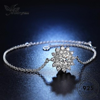 Jewelrypalace สร้อยข้อมือเงิน 925 ลายดอกทานตะวัน ประดับเพชร แฟชั่น สําหรับผู้หญิง B15