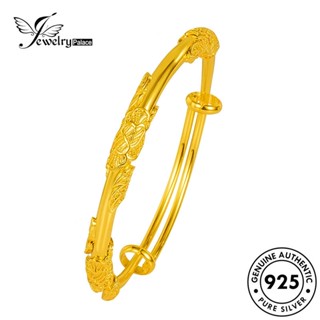 Jewelrypalace Tree สร้อยข้อมือเงิน 925 จี้เถาวัลย์ สีทอง แฟชั่น สําหรับผู้หญิง B673