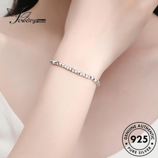 Jewelrypalace สร้อยข้อมือเงิน 925 เรียบง่าย สําหรับผู้หญิง B648