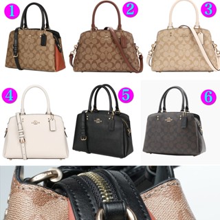 COACH 91164 91384 91494 91146 MINI lillie Carryall ไดอาน่ากระเป๋าถือ/กระเป๋าสะพายไหล่สุภาพสตรี/ขนาดเล็ก