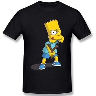 【เสื้อยืดใหม่】BART SIMPSON UNISEX AESTHETIC STATEMENT TSHIRT TEES