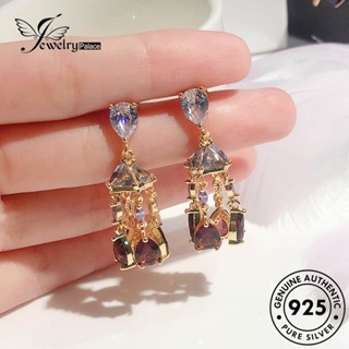 Jewelrypalace Amethyst Stud ต่างหูเงิน 925 ทรงหยดน้ํา สําหรับผู้หญิง E1028