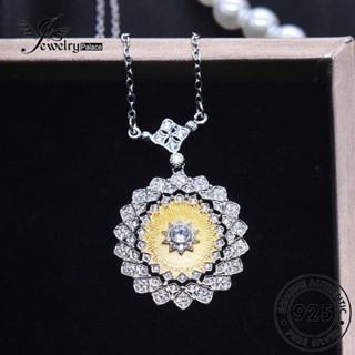 Jewelrypalace สร้อยคอ เงิน 925 ประดับเพชร ลูกไม้ สีทอง แฟชั่น สําหรับผู้หญิง N1318