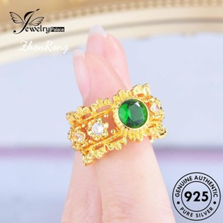 Jewelrypalace แหวนเงิน 925 ประดับลูกไม้ สีทอง สไตล์วินเทจ สําหรับผู้หญิง R2095