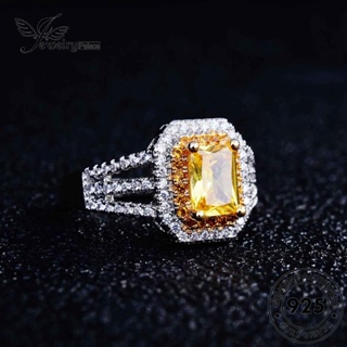 Jewelrypalace แหวนเงิน 925 ทรงสี่เหลี่ยม เรียบง่าย สําหรับผู้หญิง R2218