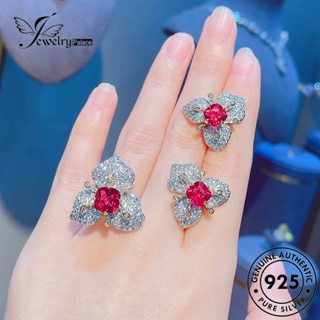 Jewelrypalace สร้อยคอเงิน 925 จี้รูปดอกไม้ สไตล์เรโทร สําหรับผู้หญิง S294