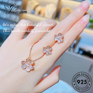 Jewelrypalace ชุดสร้อยคอเงิน 925 ประดับเพชรโมอิส หรูหรา สําหรับผู้หญิง S445