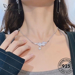 Jewelrypalace สร้อยคอเงิน 925 จี้รูปดาวห้าแฉก ประดับเพชร เครื่องประดับ สําหรับผู้หญิง S520