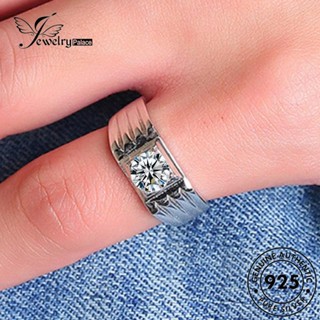 Jewelrypalace แหวนเพชรโมอิส เงิน 925 R570 สําหรับผู้ชาย