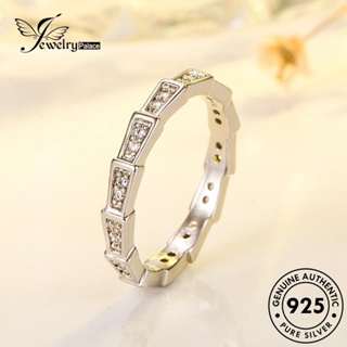 Jewelrypalace แหวนเงิน 925 ประดับเพชรโมอิส รูปงู สีทอง สร้างสรรค์ สําหรับผู้หญิง R575