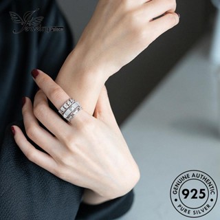 Jewelrypalace แหวนเงิน 925 ประดับเพชรโมอิส สําหรับผู้หญิง R2579