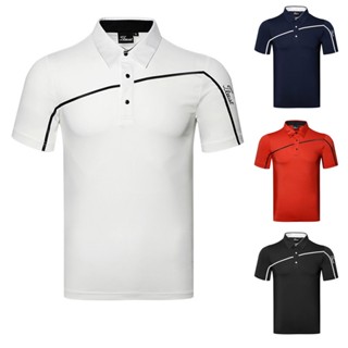 Titleist เสื้อยืดโปโล แขนสั้น ระบายอากาศ เหมาะกับฤดูร้อน สําหรับผู้ชาย ใส่เล่นกีฬากอล์ฟกลางแจ้ง