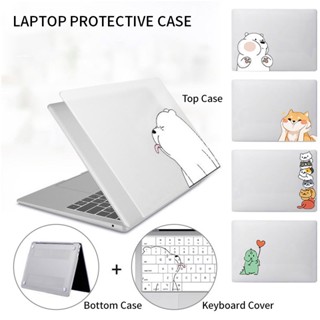 ใหม่ เคสแล็ปท็อป แบบใส ลายการ์ตูนชิป สําหรับ MacBook Air Pro13 16 M1 2023 Pro 14 16 15 นิ้ว Pro13.3 2022 m2 2021 Air 13.6 m2