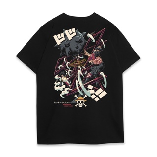 A QGเสื้อยืดผ้าฝ้ายพิมพ์ลายDeathless T-Shirt | Luffykatakuri | Anime ONE PIECE SERIES