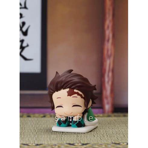 ใหม่! 5 Pcs/set Kimetsu No Yaiba Tanjirou Shinjurou Shinobu Statue ตุ๊กตานอน Anime Cosplay PVC Model