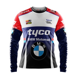 เสื้อกีฬาแขนยาว ลายทีม Bmw Tyco V2