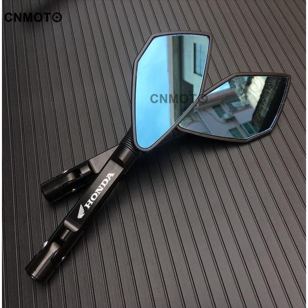 กระจกมองหลังอลูมิเนียมอัลลอยด์ CNC สองขนาด สําหรับรถจักรยานยนต์ HONDA CB150R CB250R CB300R CB500X F CB650R CB650F