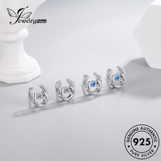 Jewelrypalace ต่างหูสตั๊ด เงิน 925 จี้รูปกวางเอลก์ เครื่องประดับแฟชั่นสตรี E208