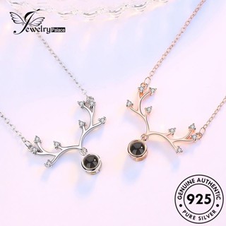 Jewelrypalace สร้อยคอเงิน 925 จี้เขากวาง สีทอง เครื่องประดับ สําหรับผู้หญิง N39